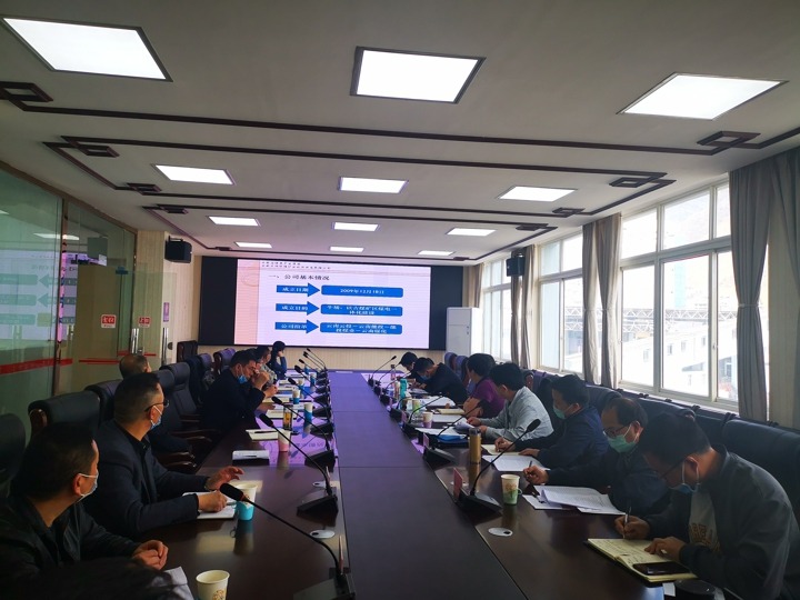 集团调研组一行对镇雄矿业公司开展重点事情调研