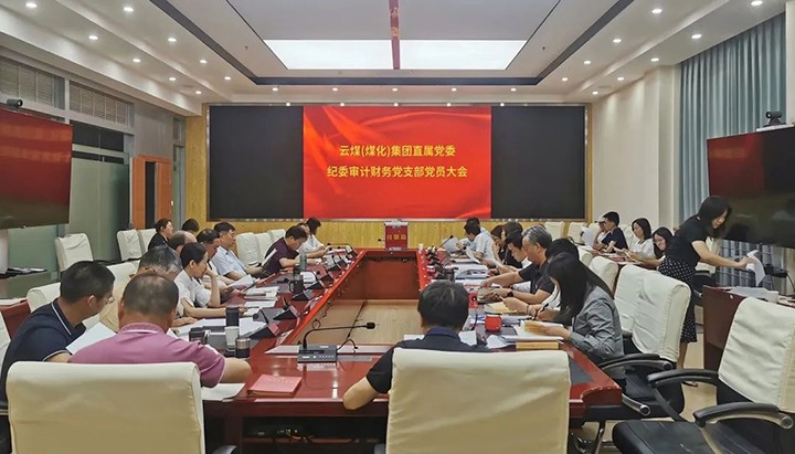 云煤（凯时娱乐人生就是博）集团直属党委纪委审计财务党支部完成换届选举事情