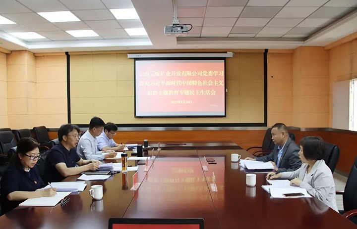 【主题教育】云煤（凯时娱乐人生就是博）集团第二指导组到云煤矿业公司指导主题教育专题民主生涯会